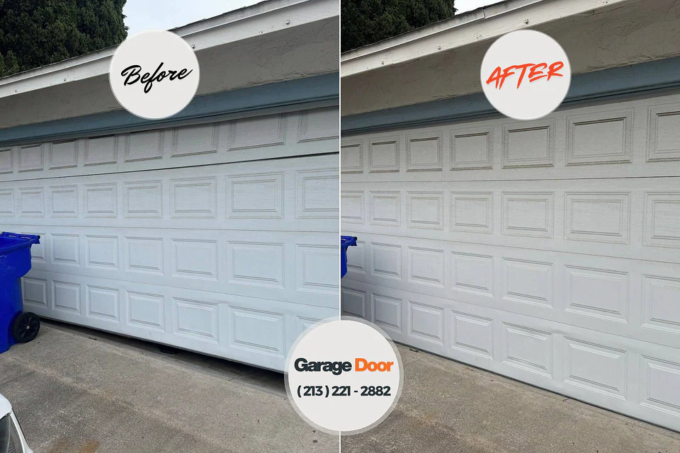 Before and after: garage door repair West End-Cobb Town, AL